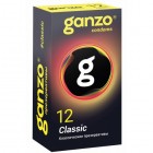 Презервативы Ganzo №12 Classic классические с обильной смазкой