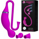 Посасывающий вибростимулятор для клитора Romance 3 в 1 