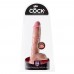 Фаллоимитатор на присоске King Cock Dual Density 10 Fat Cock with Balls 28 см