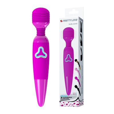Вибромассажер Pretty Love Body Wand с 7 функциями вибрации розовый
