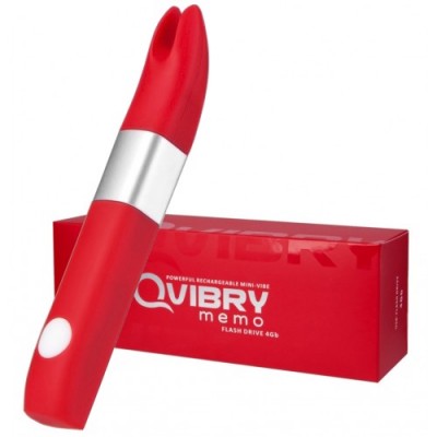 Клиторальный вибратор Qvibry с флеш-памятью 4GB Клиторальный вибратор Qvibry с флеш-памятью 4GB