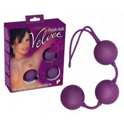Шарики вагинальные 3 шт Velvet Balls Triple