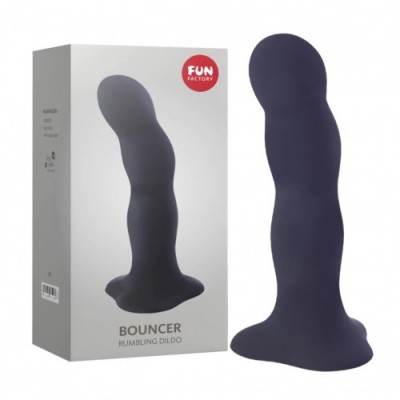 Фаллоимитатор со смещенным центром тяжести Fun Factory Bouncer черный 18 см