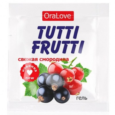 Оральный гель Tutti-Frutti свежая смородина 4 гр, пробник Оральный гель Tutti-Frutti свежая смородина 4 гр, пробник
