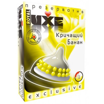 Презерватив Luxe Exclusive Кричащий Банан 1 шт Презерватив Luxe Exclusive Кричащий Банан 1 шт