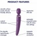 Вибромассажер перезаряжаемый Satisfyer Wand-er Woman, фиолетовый Вибромассажер перезаряжаемый Satisfyer Wand-er Woman, фиолетовый