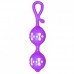 Анально-вагинальные шарики Orgasmic Balls пурпурные