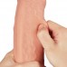 Большой фаллос на присоске с мошонкой Dual Layered Silicone Cock 28 см Большой фаллос на присоске с мошонкой Dual Layered Silicone Cock 28 см