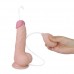 Фаллос с мошонкой Soft Ejaculation Cock с имитацией семяизвержения  20 см