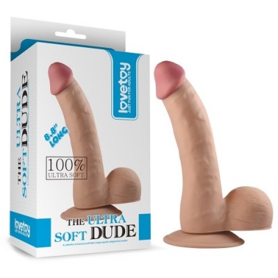 Фаллос реалистичный на присоске The Ultra Soft Dude 20 см Фаллос реалистичный на присоске The Ultra Soft Dude 20 см