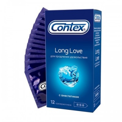 Презервативы Contex № 12 Long Love с анестетиком
