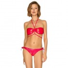 Мерцающий купальник с лифом-бандо Coralya M