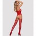 Дерзкий красный боди-комбинезон S/L