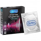 Презервативы Durex №3 Intense Orgasmic с ребристой и точечной структурой