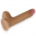 Фаллоимитатор на присоске с мошонкой мулат Dual-Layered Silicone Cock 18 см Фаллоимитатор на присоске с мошонкой мулат Dual-Layered Silicone Cock 18 см