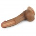 Фаллоимитатор на присоске с мошонкой мулат Dual-Layered Silicone Dildo 22 см Фаллоимитатор на присоске с мошонкой мулат Dual-Layered Silicone Dildo 22 см