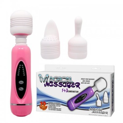 Вибромассажер Power Wand Magical Massager розовый Вибромассажер Power Wand Magical Massager розовый