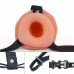 Фаллопротез для двойного проникновения Unisex Hollow Double с вибрацией