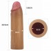 Удлиняющая насадка на пенис Revolutionary Silicone Nature Extender мулат + 4 см Удлиняющая насадка на пенис Revolutionary Silicone Nature Extender мулат + 4 см
