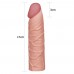 Удлиняющая насадка на пенис телесная X-Tender Penis Sleeve + 3 см