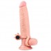 Удлиняющая насадка на пенис с вибрацией X-Tender Penis Sleeve + 5 см