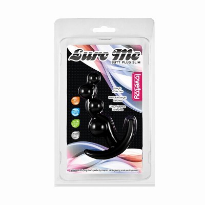 Анальный стимулятор чёрный Lure Me Анальный стимулятор чёрный Lure Me