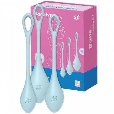 Вагинальные шарики Satisfyer Yoni Power 2 Kegel Balls голубые