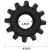 Эрекционное черное кольцо Power Plus Coock Ring