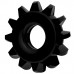 Эрекционное черное кольцо Power Plus Coock Ring