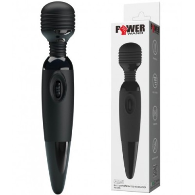 Вибромассажер с мощной вибрацией Pretty Love Power Wand черный