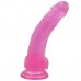 Фаллос на присоске Jelly Studs Crystal Dildo Large розовый 20 см