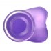 Фиолетовый фаллос Jelly Studs Crystal Dildo Medium 18 см
