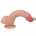 Фаллоимитатор на присоске с мошонкой Dual-Layered Silicone Dildo 22 см Фаллоимитатор на присоске с мошонкой Dual-Layered Silicone Dildo 22 см