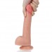 Фаллоимитатор на присоске с мошонкой Dual-Layered Silicone Dildo 22 см Фаллоимитатор на присоске с мошонкой Dual-Layered Silicone Dildo 22 см