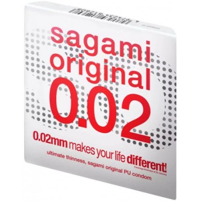 Полиуретановые презервативы Sagami Original 0,02 1 шт.