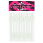 Трубочки светящиеся в темноте Glow in the Dark Pussy Straws 9 шт