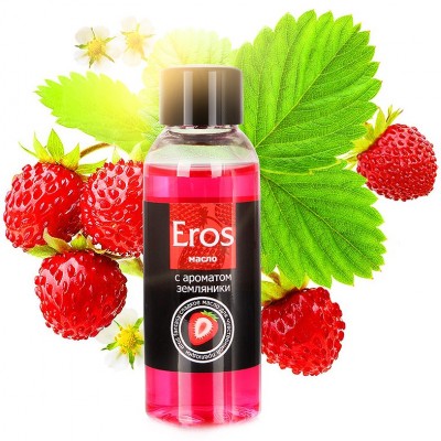 Массажное масло с ароматом земляники Eros Fantasy 50 мл