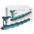 Вибронасадка для двойного проникновения Pure Passion Jungle Bunny зеленая