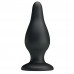Черная анальная пробка на присоске Pretty Love Sturdy Silicone Anal Plug
