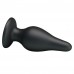 Черная анальная пробка на присоске Pretty Love Sturdy Silicone Anal Plug