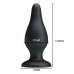 Черная анальная пробка на присоске Pretty Love Sturdy Silicone Anal Plug