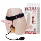 Страпон с расширяющимся фаллоимитатором Ultra Harness 17 см