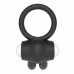 Черное виброкольцо Power Clit Cockring Rabbit