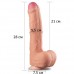 Большой фаллос на присоске с мошонкой Dual Layered Silicone Cock 28 см Большой фаллос на присоске с мошонкой Dual Layered Silicone Cock 28 см