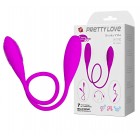 Оригинальный двойной вибростимулятор Pretty Love Snaky