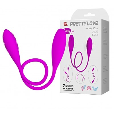Оригинальный двойной вибростимулятор Pretty Love Snaky Оригинальный двойной вибростимулятор Pretty Love Snaky