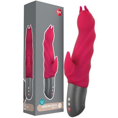 Малиновый вибратор Fun Factory Darling Devil battery Малиновый вибратор Fun Factory Darling Devil battery