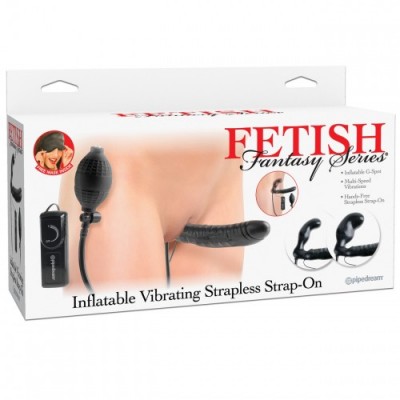 Безремневой страпон с вибрацией Inflatable Vibrating Strapless Strap-On Безремневой страпон с вибрацией Inflatable Vibrating Strapless Strap-On