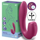Смарт-вибратор с вакуумно-волновым стимулятором клитора Satisfyer Sunray розовый