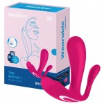 Анально-вагинальный смарт-стимулятор для ношения Satisfyer Top Secret+ розовый